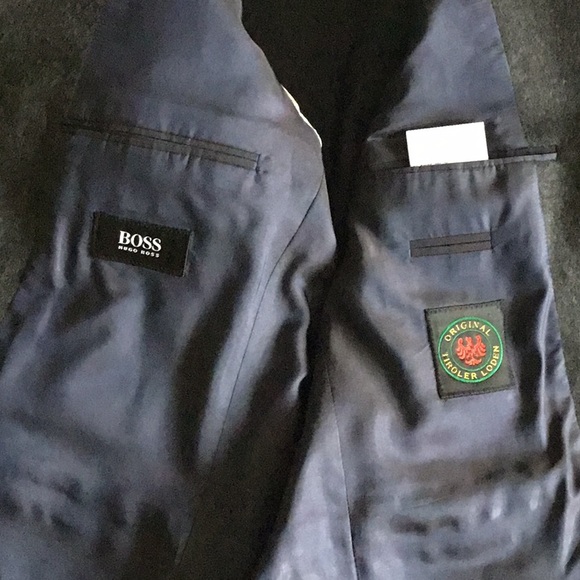 Boss Hugo Boss 100 % Wool Coat Made in Germany - Picture 5 of 9